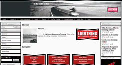 Desktop Screenshot of lightningmctraining.co.uk