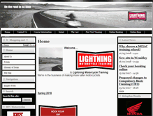 Tablet Screenshot of lightningmctraining.co.uk